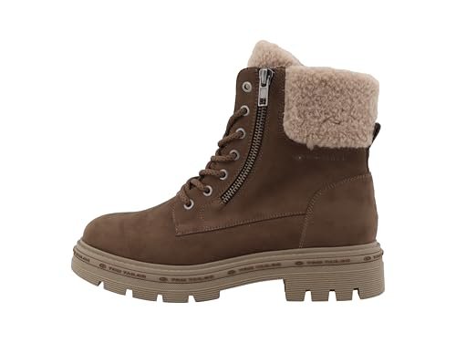 Tom Tailor Damskie 8490120005 modne kozaki, dkfango, 36 EU, dkfango, 36