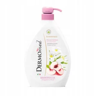 Dermomed Żel Pod Prysznic Plumeria Brzoskwinia 1L - Kosmetyki do kąpieli - miniaturka - grafika 1