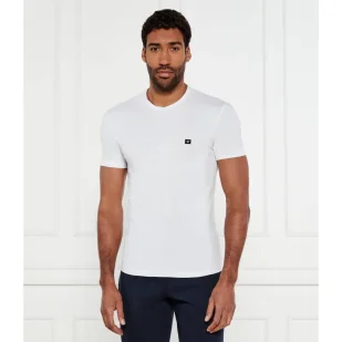 Emporio Armani T-shirt Slim Fit stretch pique - Koszulki męskie - miniaturka - grafika 1
