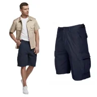 Odzież taktyczna i umundurowanie - Spodnie Short BRANDIT BDU Ripstop Navy  S - miniaturka - grafika 1