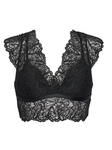 Hunkemöller Biustonosz top Posie 302448 Czarny - Biustonosze - miniaturka - grafika 1