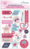 Zeszyty szkolne - Naklejki samoprzylepne Walentynki - miniaturka - grafika 1