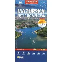 Mazurska Pętla Rowerowa 1:70 000 laminowana - Atlasy i mapy - miniaturka - grafika 1