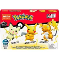 Klocki - Mega Bloks Construx Pokemon Trio GYH06 GYH06 - miniaturka - grafika 1