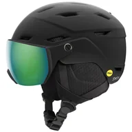 Kaski narciarskie - Smith Survey MIPS, kask narciarski z daszkiem, juniorski, czarny - miniaturka - grafika 1