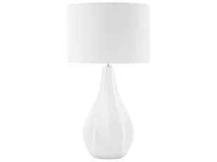 Beliani Lampa stołowa Lampka nocna porcelanowa biała SANTEE 42977 - Lampy stojące - miniaturka - grafika 1