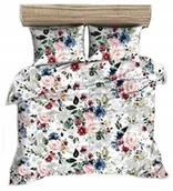 Pościel - pościel bawełna deLUX 160x220 + 2 poszewki B 382 dolores granat - miniaturka - grafika 1