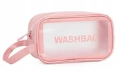 Kosmetyczki, organizery i kuferki - PRZEŹROCZYSTA KOSMETYCZKA WASHBAG PODRÓŻNA DUŻA - miniaturka - grafika 1