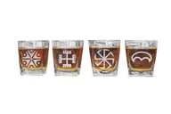 Szklanki - Symbole Słowian Zestaw 4 Szklanek Do Whisky - miniaturka - grafika 1