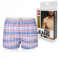 Majtki męskie - Bokserki Luźne Męskie z Rozcięciem Wygodna Piżama Prezent dla Niego Pudełko - miniaturka - grafika 1