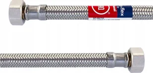 Wąż do pralki i zmywarki ARKAINSTALACJE Wąż 1/2"x1/2" WW 350mm Arka Duro-Flex DF-290711 1212WW-350mm w oplocie ze stali nierdzewnej - Akcesoria i części do pralek i suszarek - miniaturka - grafika 1