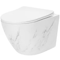 Miski WC - Rea Misa WC podwieszana Rea Carlos Nature Marble - miniaturka - grafika 1