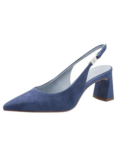 Tamaris Damen Sling 1-29624-46, Damskie czółenka, niebieskie, 38 EU