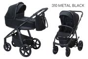Wózki dziecięce - ESPIRO NEXT UP BLACK 2W1 310 Metal Black - miniaturka - grafika 1
