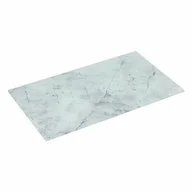 Deski do krojenia - Deska do krojenia szklana biała marble 52x30 cm - miniaturka - grafika 1