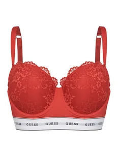 Guess Biustonosz push-up O2BC06 KBBT0 Czerwony - Biustonosze - miniaturka - grafika 1