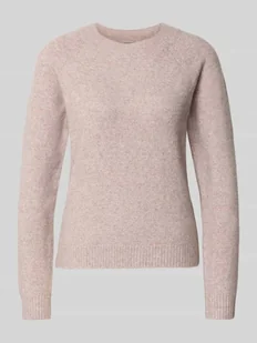 Sweter z dzianiny o kroju regular fit z raglanowymi rękawami model ‘DOFFY’ - Swetry damskie - miniaturka - grafika 1