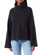 Swetry damskie - TILDEN Damski sweter oversize 37831163, czarny, L, czarny, L - miniaturka - grafika 1
