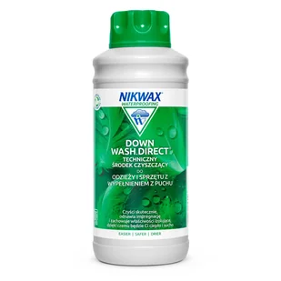 Środek do prania puchu Nikwax Down Wash Direct 1L - ONE SIZE - Środki do obuwia i ubrań - miniaturka - grafika 1
