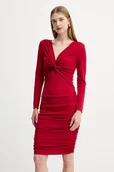 Sukienki - Fracomina sukienka kolor czerwony mini dopasowana FQ25WD2009W62601 - miniaturka - grafika 1