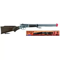 Gonher 98 0 Metalowa Strzelba Kowbojska 8 Naboi Puli - Zabawki militarne - miniaturka - grafika 1