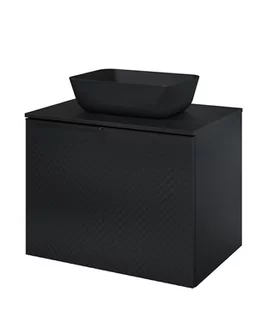 Elita Glam szafka 70 1S + 1S black matt 168386 5907546872229 - Szafki łazienkowe - miniaturka - grafika 1