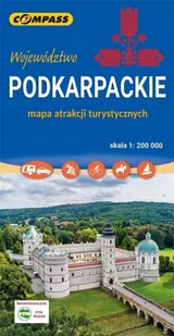 Mapa Podkarpackie 101 atrakcji turystycznych - praca zbiorowa - Atlasy i mapy - miniaturka - grafika 1
