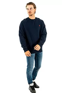 Timberland E- r Basic Regular Crew Męska bluza, Dark Sapphire, L - Bluzy męskie - miniaturka - grafika 1