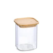 Pojemniki kuchenne - Słoik z pokrywką bambusa, 900 ml, 11 x 11 x 13,6 cm - miniaturka - grafika 1