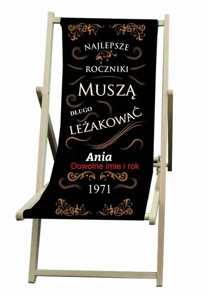 Leżak Leżaki z Nadrukiem Nadruk +Projekt REKLAMA