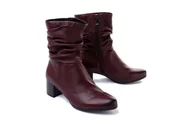 Botki damskie - CAPRICE 25317-27 525 merlot soft, botki damskie - Caprice - miniaturka - grafika 1