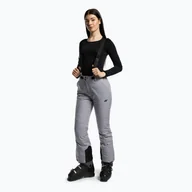 Spodnie narciarskie - Spodnie narciarskie damskie 4F szare H4Z22-SPDN002 xl - miniaturka - grafika 1