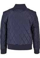 Kurtki i płaszcze dla chłopców - Urban Classics Boy's Boys Diamond Quilt Nylon Jacket kurtka, granatowa, 158/164, grantowy, 158-164 - miniaturka - grafika 1