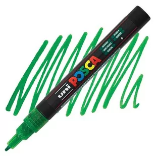 UNI ball POSCA marker (z delikatną końcówką okrągłą) zielone jabłko PX197962000 - Markery do tablic - miniaturka - grafika 1