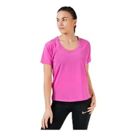Koszulki i topy damskie - Nike T-shirt damski Miler Breathe Active Fuchsia/Reflective Silv L - miniaturka - grafika 1