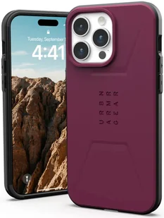 UAG Civilian Magsafe do iPhone 15 Pro Max bordeaux - Etui i futerały do telefonów - miniaturka - grafika 2