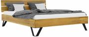 Łóżka - Łóżko Toro Style 140x200 Soolido Meble dębowe - miniaturka - grafika 1