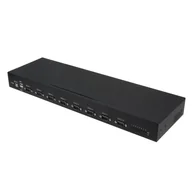 Akcesoria do serwerów - RealPower 284513 konwerter szeregowy/repeater/izolator USB 2.0 RS-232 Czarny - miniaturka - grafika 1