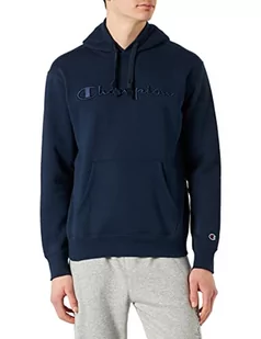 Champion Męska bluza z kapturem Rochester 1919 Logo Fleece, granatowa (Eco-Future), S, granatowy (Eco-future), S - Bluzy męskie - miniaturka - grafika 1