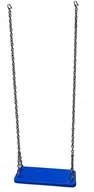 Place zabaw - HUŚTAWKA ALUMINIOWA ŁAŃCUCHY NIERDZEWNE PLAC ZABAW EN1176 NIEBIESKA - miniaturka - grafika 1