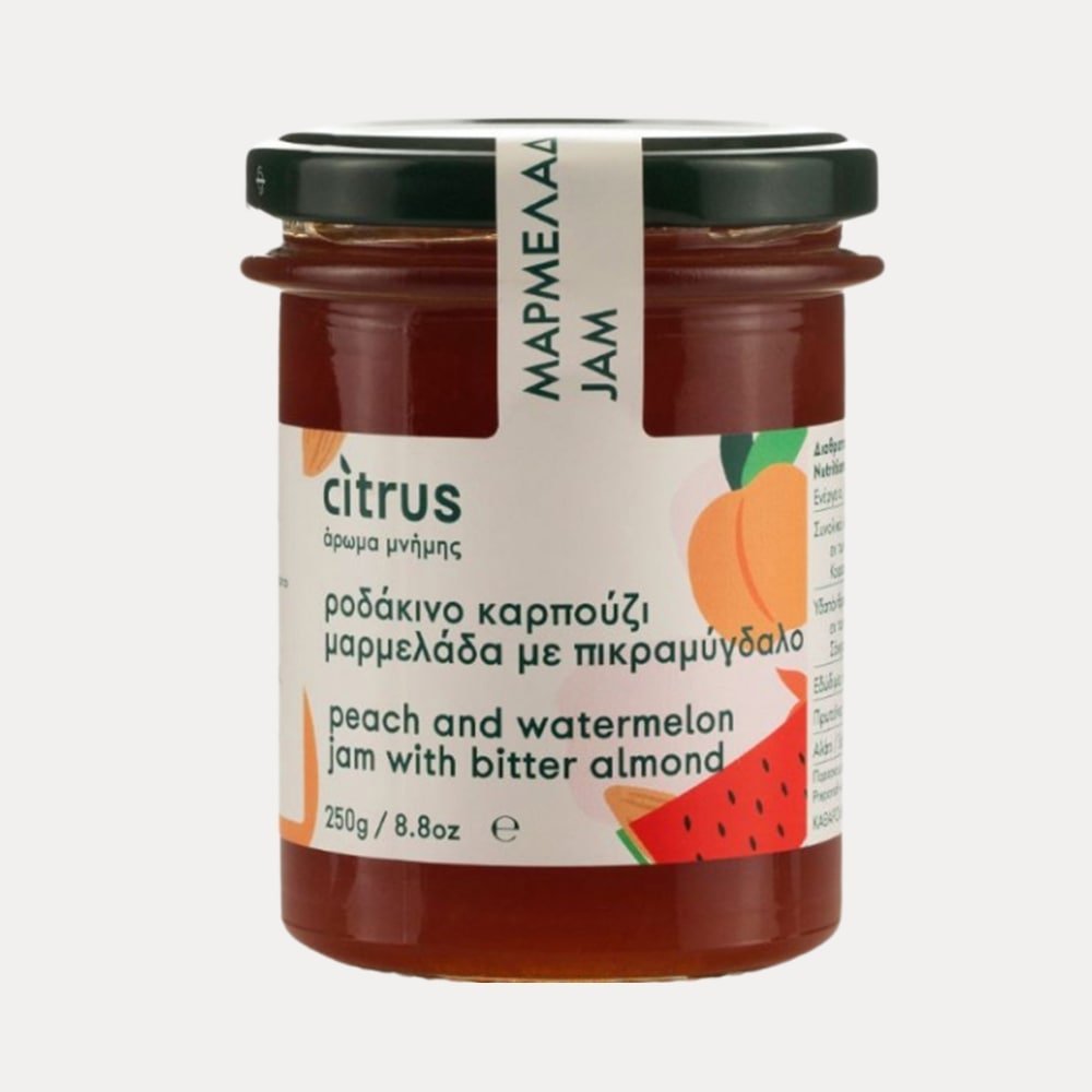 Dżem Brzoskwiniowo- Arbuzowy z Gorzkimi Migdałami z Grecji