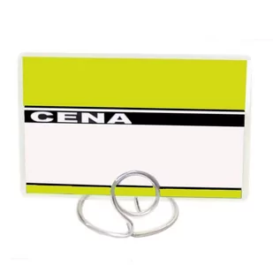 Cenówki Laminowane 60X95 - Żółte 50 Szt. - Cenówki - miniaturka - grafika 1