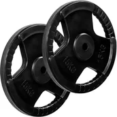 Hantle i ciężarki - MOVIT zestaw obciążników  - 15 kg, żeliwny - miniaturka - grafika 1