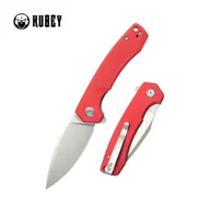 Noże - Nóż składany Kubey Calyce Red G10, Bead Blasted AUS-10 (KU901J) - miniaturka - grafika 1