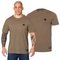 Odzież taktyczna i umundurowanie - Koszulka Pit Bull Middle Weight 170 Basic Small Logo '24 - Coyote Brown XL - miniaturka - grafika 1