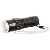 Oświetlenie warsztatowe - PROLINE Latarka akumulatorowa USB LED XTE 180lm ZOOM ce 51030 PX51030 - miniaturka - grafika 1