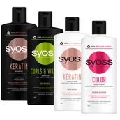 Szampony do włosów - Zestaw 2 szamponów, 2 odżywek do włosów kręconych Syoss - miniaturka - grafika 1
