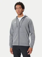 Bluzy męskie - Under Armour Bluza Ua Rival 1379767 Szary Loose Fit - miniaturka - grafika 1
