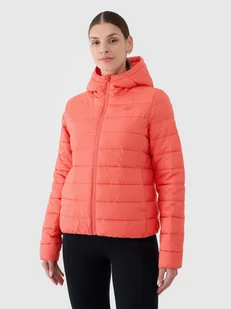 4F Kurtka puchowa z wypełnieniem z recyklingu damska - czerwona XS - Kurtki damskie 4F Kurtka puchowa z wypełnieniem z recyklingu damska - czerwona XS - Kurtki damskie - miniaturka - grafika 1