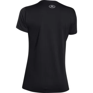 Koszulka damska Under Armour TECH SSV - SOLID - Koszulki sportowe damskie - miniaturka - grafika 9